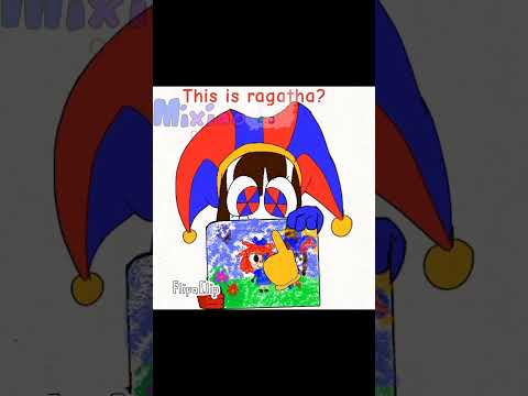 pomni showing her drawing to jax ftjax, pomni#theamazingdigitalcircus#anination#tadc#cute#funny#art