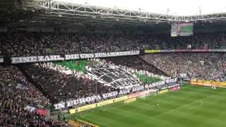 Choreo - Borussia Mönchengladbach vs. Werder Bremen - Bundesliga Saison 2013/2014