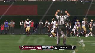 Bc vs Cincinnati  first season cfb 27