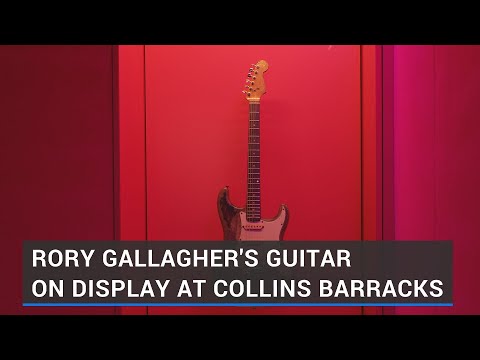 YouTube video thumbnail: Rory Gallagher's Guitar in new Collins Barracks Display