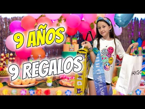 9 AÑOS 9 REGALOS 🎂🎁 MARTINA DIVERTIGUAY