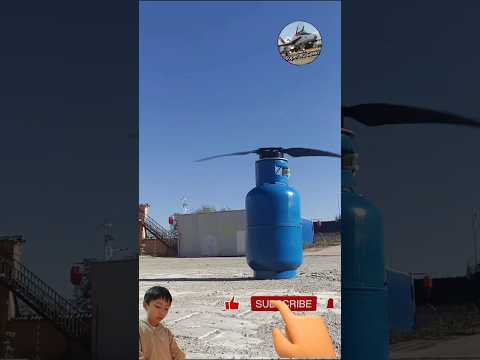 Gas bottle drone test #dronetest #dronevideo #avation #aircraft #rcaircraft