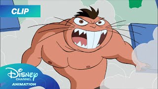 Rufus Turns into the Naked Mole-Rat-Man Monster?! 😱 | Kim Possible | Disney Channel Animation
