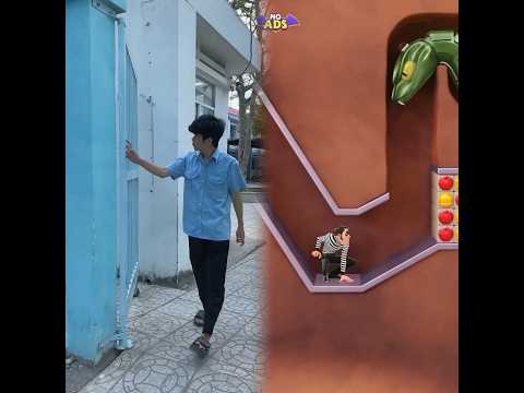 Chú bảo vệ giúp đỡ nhầm người rồi #funny #nhie #thengneee #games