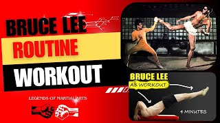 Bruce Lee's Daily Fitness Program | Bruce Lee Routine Workout Plan