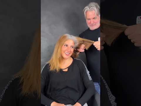 Cambio di Stile! La nostra cliente ha preso una decisione audace: niente più colore!