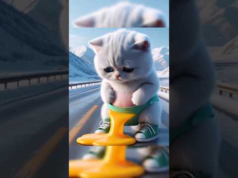 Jangan makan terlalu pedas ya #funny #comedy #cartoon #cat #cute #animation #kucing #cute