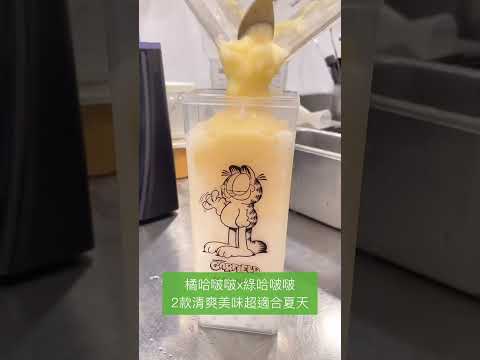 全台首個「加菲貓手搖飲」！Mr Wish哈密瓜飲送加菲貓環保罐