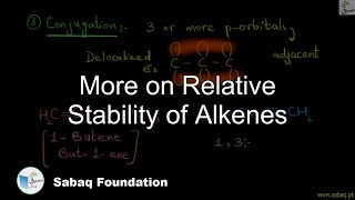 More on Relative Stability of Alkenes