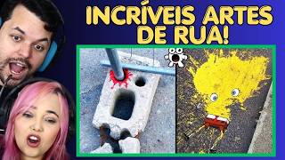Artes De Rua Incríveis Que Vão Colocar Um Sorriso No Seu Rosto (Fala Sério) // REACT