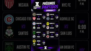 Partidos de leagues cup