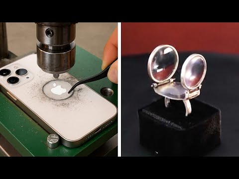 Những chiếc nhẫn tuyệt đẹp được làm từ nhiều loại rác khác nhau. Các dự án giá rẻ cho mọi người