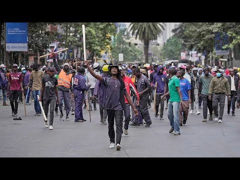 YouTube video thumbnail: Man Shot Dead During Kenyan Protests Over Death of a Blogger in Police Custody