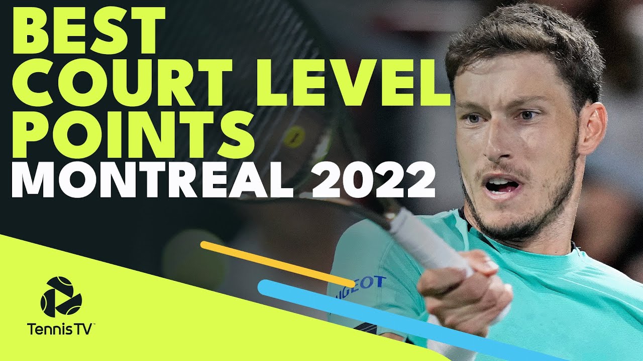 Best Court-Level Tennis Points | Montreal 2022￼