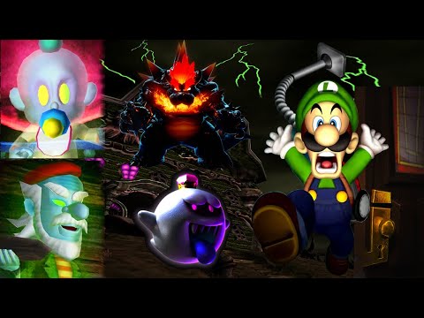 Luigi's Mansion - All Bosses