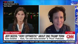 Kara Swisher interview with Kaitlan Collins about Jeff Bezos, December 4, 2024