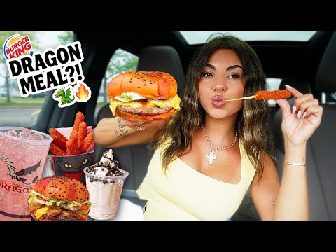 I Tried the DRAGON MEAL at Burger King… WHAT’S INSIDE?! 🐉🔥