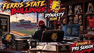 Ferris State Bulldogs Dynasty Year 1 (Pre Season) Team Set Up #football #touchdown #ncaa #ps5