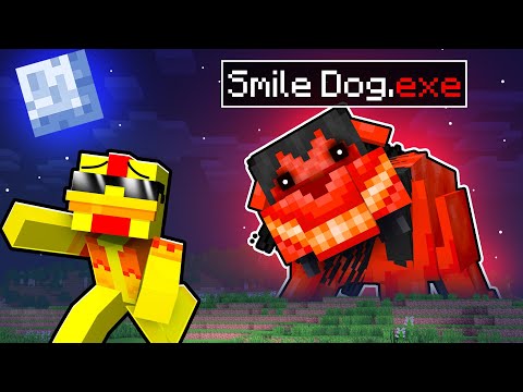 Scaring My Friends as SMILE DOG.EXE in Minecraft!