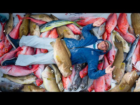 2 Days at Sea...GIANT Fish Haul! (Catch Clean Cook)