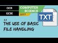 File Handling in Python and OCR