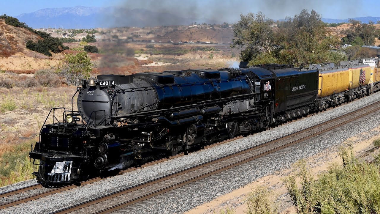 Big Boy Steam Locomotive 4014 - The Sound of Steam - CoasterFan2105