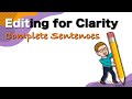 Sentence Clarity and Structure