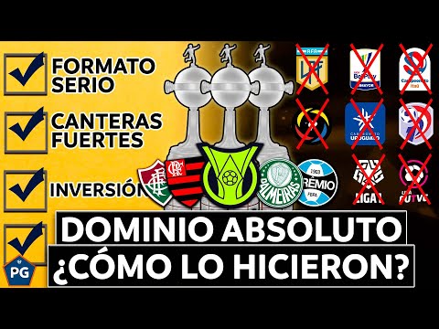 ¿POR QUÉ el BRASILEIRÃO HA GANADO 7 de 8 LIBERTADORES ESTOS AÑOS? 🤔 ¿SE PUEDE COMPETIR como ELLOS?