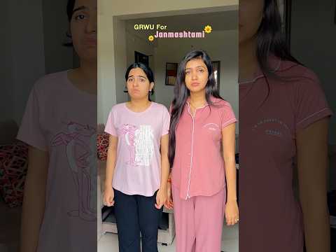 GRWU for Janmashtami😍 @Priyal_Kukreja @Mahi_d045 #janmashtami #youtubeshorts