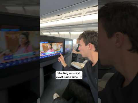 This was much harder than it looks 👀 #travel #plane #couple