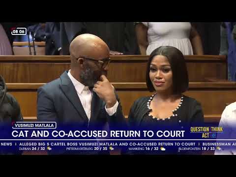 YouTube video thumbnail: Matlala, co-Accused Return to Court