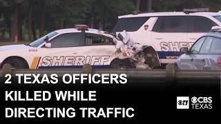 YouTube video thumbnail: Two Texas law Enforcement Officers Killed While Directing Traffic in a 24 Hour Span