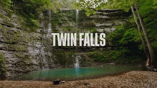 Twin Falls At The Buffalo River - Another Beautiful Waterfall In the State of Arkansas