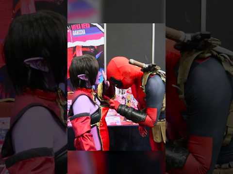 Deadpool was looking for bigger 🤣 #deadpool #anime #cosplay
