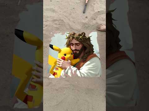 Jesus pk pikachu #tattoo #foryou #art #jesus #trending  #drawing