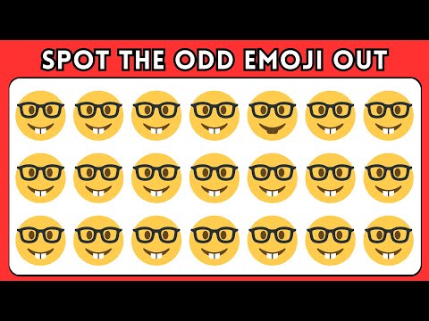 FIND THE ODD EMOJI ONE OUT #2 | HOW GOOD ARE YOUR EYES?