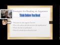 Analyzing Arguments and Reasoning