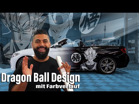 Dragon Ball Design auf einem BMW 240i