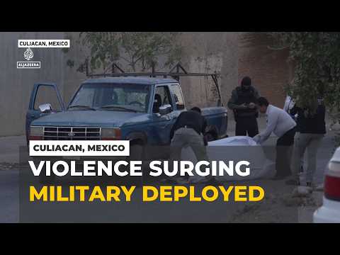 YouTube video thumbnail:  Mexico Deploys Forces as Cartel Violence Surges