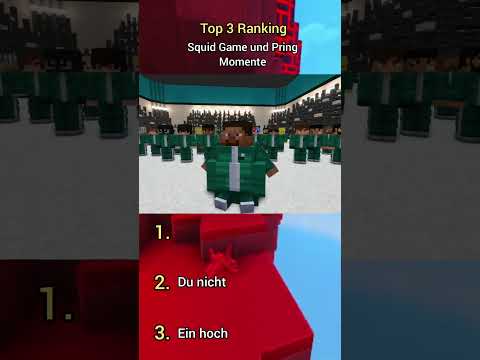 Top 3 Squid Game und Pring Momente #shorts #squidgame #pring