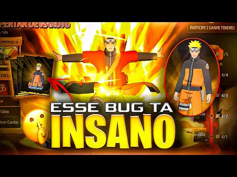 PEGUE O NARUTO DE GRAÇA COM ESSE NOVO BUG NO FREE FIRE! FUNCIONANDO 2025 💎