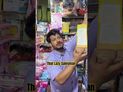 That Lazy Salesman #salesman #shopkeeper #khushaalpawaar #relatable #comedy #youtubeshorts #shop