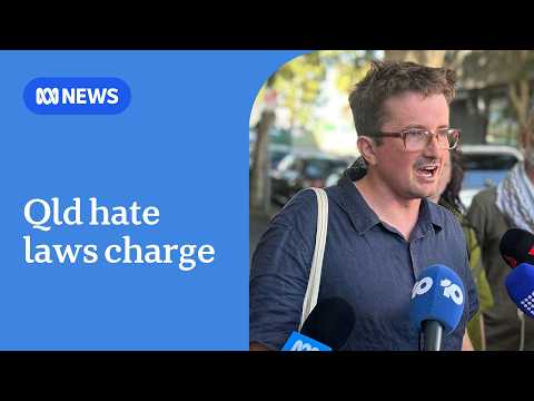 YouTube video thumbnail: Pro-Palestine Protester Charged Under Queensland Hate Speech Laws Faces Court