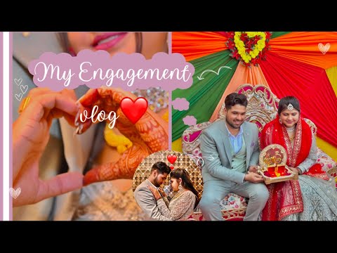 My Engagement Day Vlog ❤️💍🥳| 23/02/2024😍| #engagement #viral | Finally revealing my wife on YouTube🥰