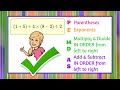 Order of Operations and Expressions