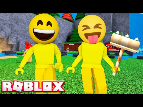 VIRAMOS EMOJIS NO MARRETÃO! - Roblox