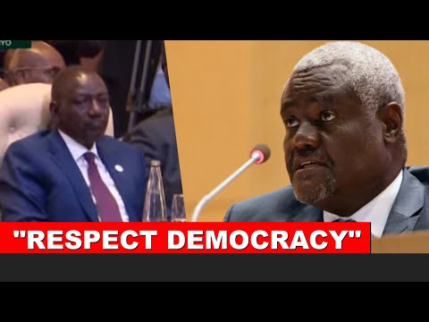 Listen to what outgoing AUC chair Moussa Faki told Ruto and Museveni face to face today in Uganda!