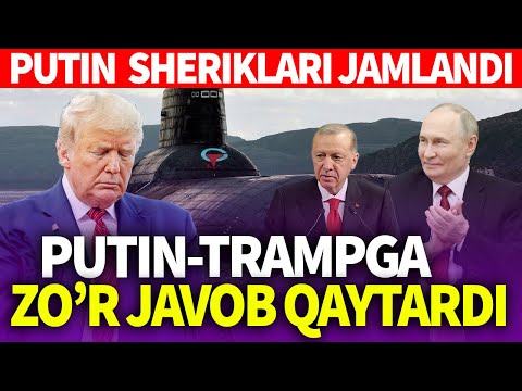 TEZKOR_PUTIN SHERIKLARI JAMLANDI_PUTIN TRAMPGA ZO'R JAVOB QAYTARDI
