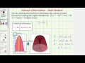 Volume Calculation Using Shell Method