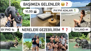 PHUKET ✈️ GEZİLECEK YERLER📍PHİ PHİ ADALARI🏝️FİL YETIMHANESI’NDE 1 GÜN🥹TAYLAND VLOG🇹🇭